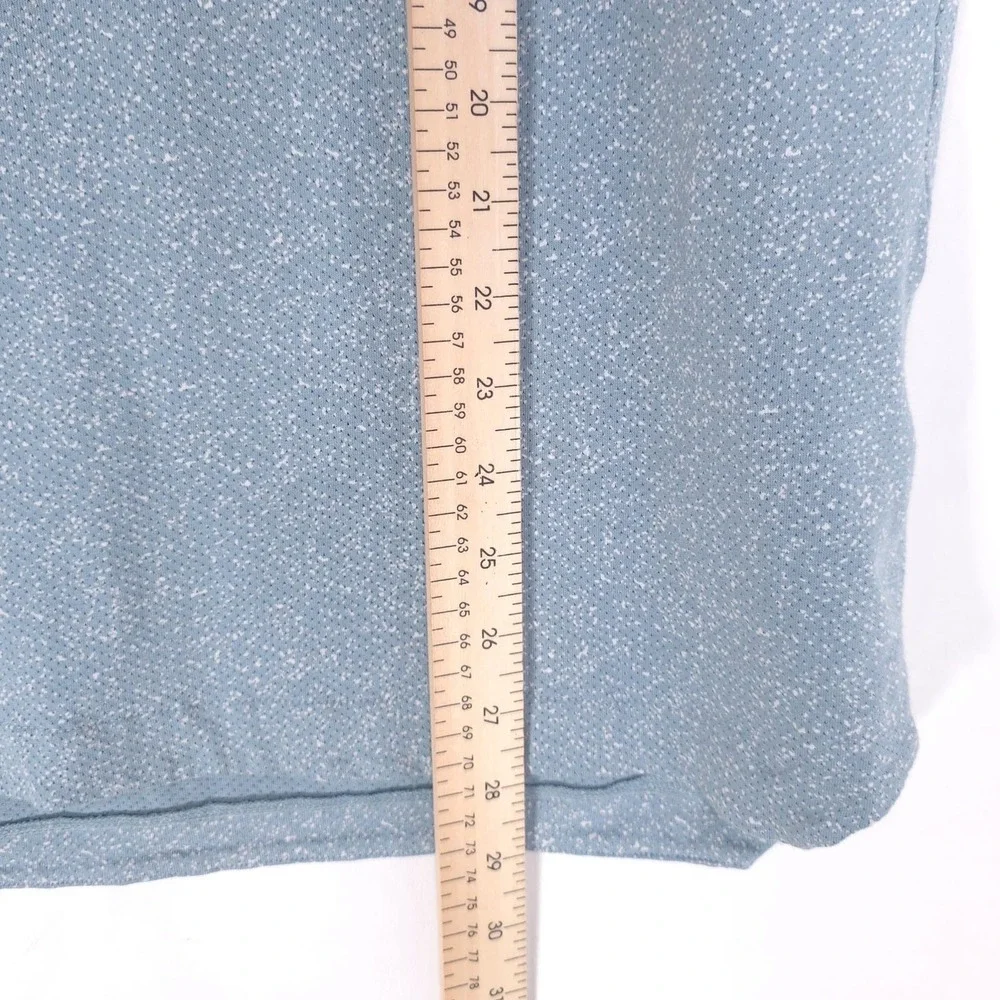 ADIDAS ADICROSS Mens Polo Shirt LARGE Blue Golf Athletic‎ Short Sleeve